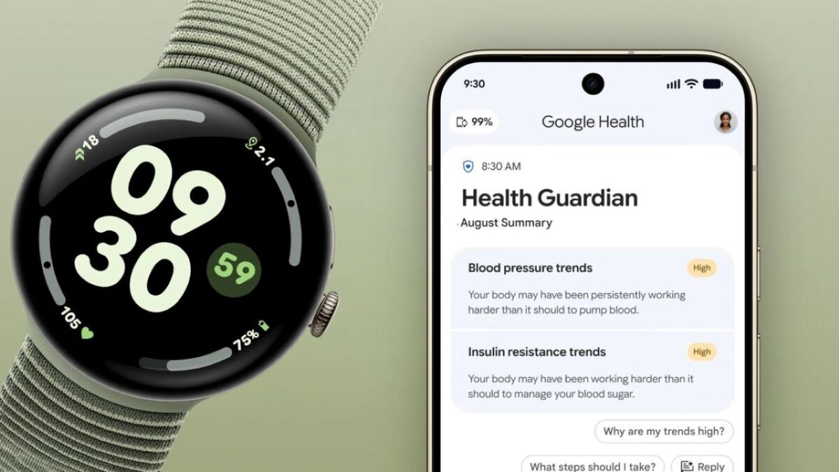 قابلیت پایش سلامت در پیکسل واچ ۵