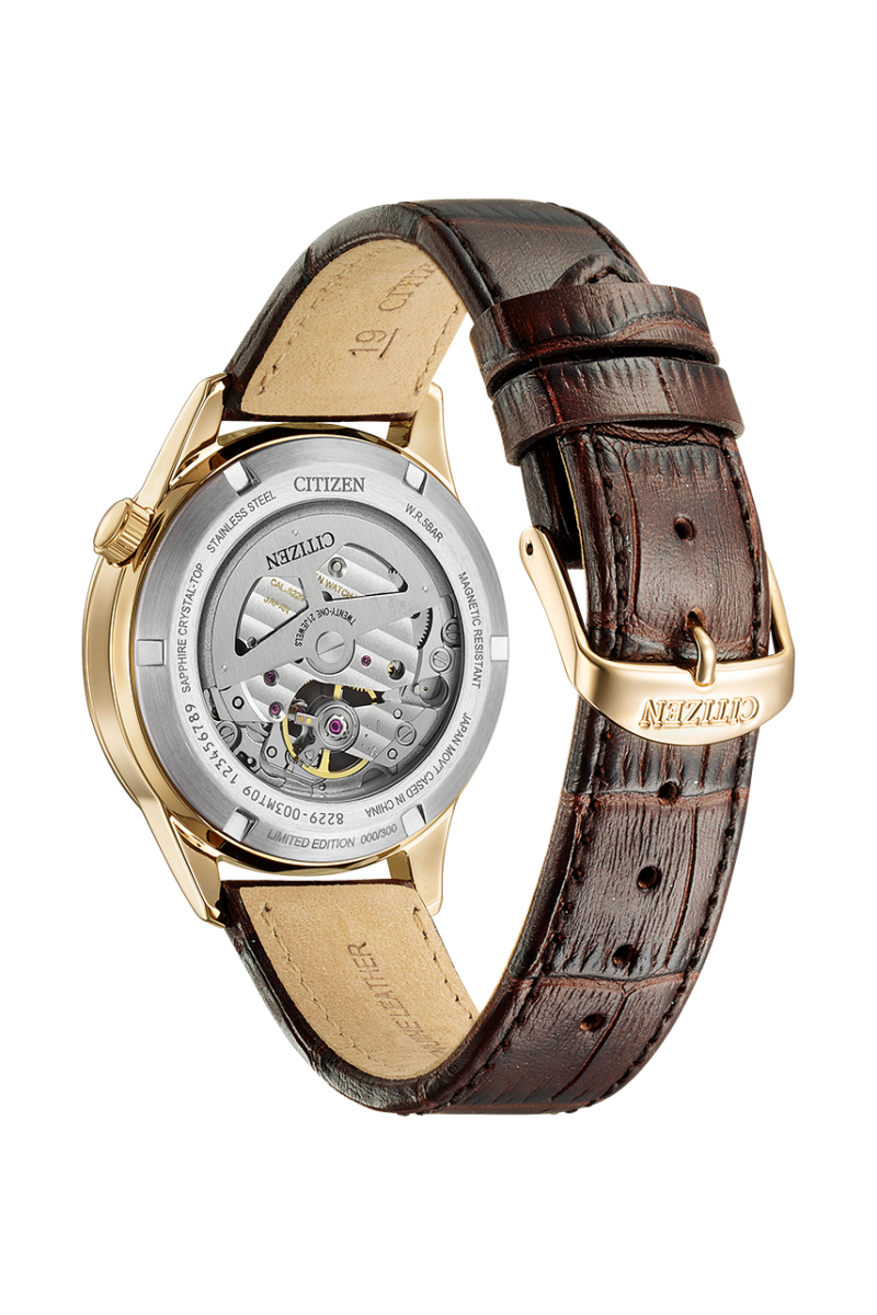 ساعت Citizen Autumn Light NH9133-01X با صفحه قهوه‌ای و بند چرمی معرفی شد