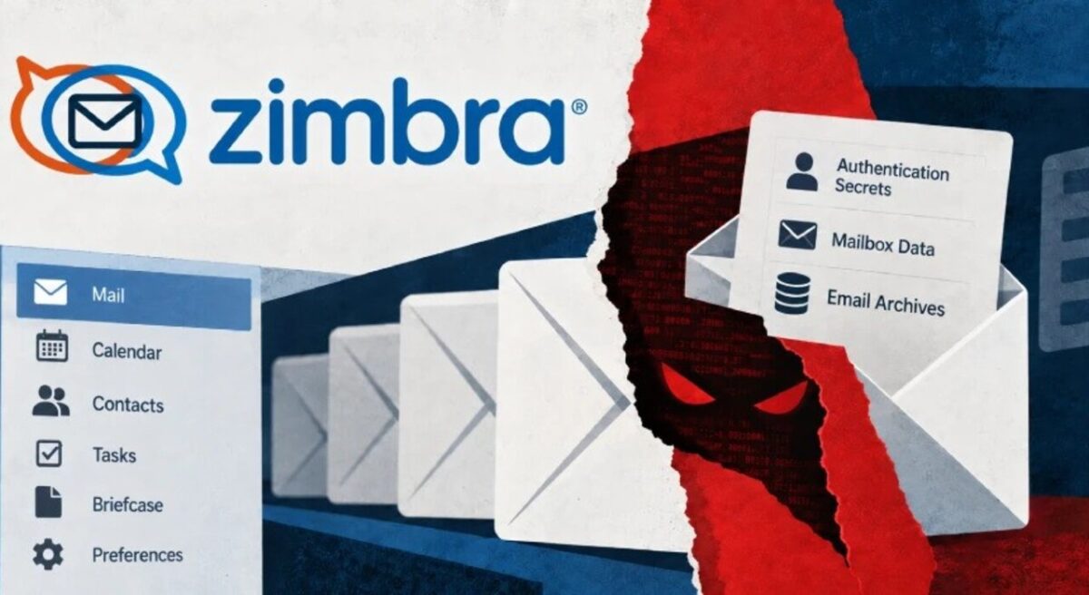 تصویری از آسیب‌پذیری Zimbra