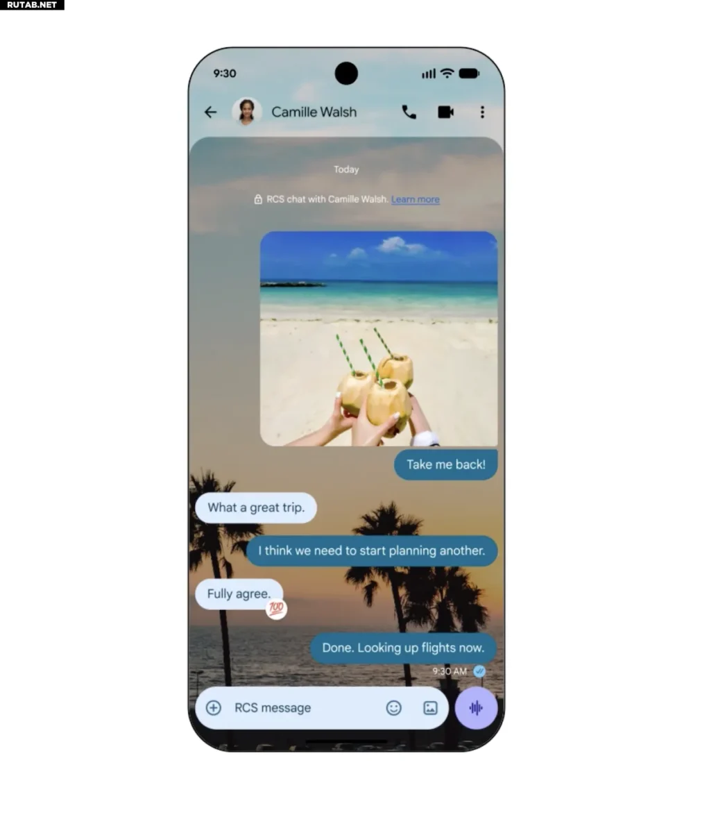 شخصی‌سازی چت‌ها در Google Messages با پس‌زمینه و رنگ‌های جدید