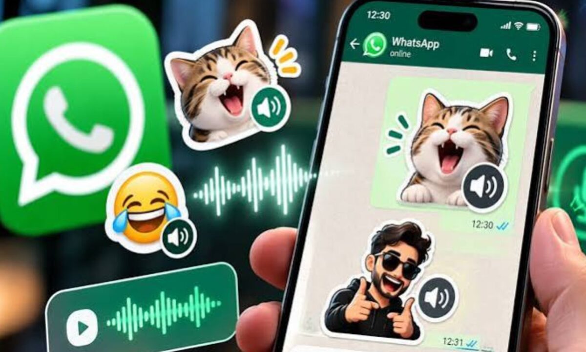 واتساپ روی قابلیت ساخت استیکر صوتی کار می‌ کند