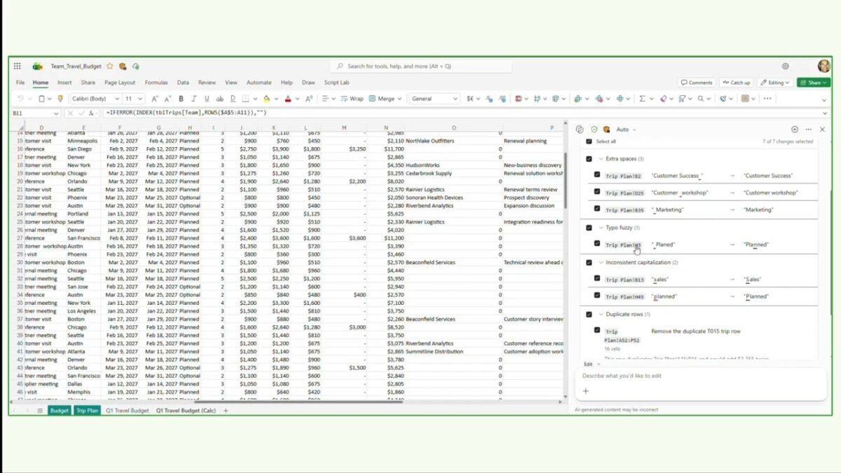 قابلیت Skill Builder برای خودکارسازی کارها در اکسل

