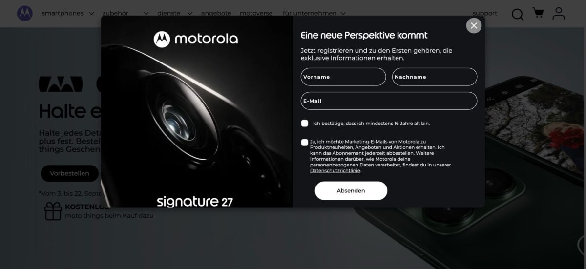 تیزر رسمی گوشی Motorola Signature 27 منتشر شد