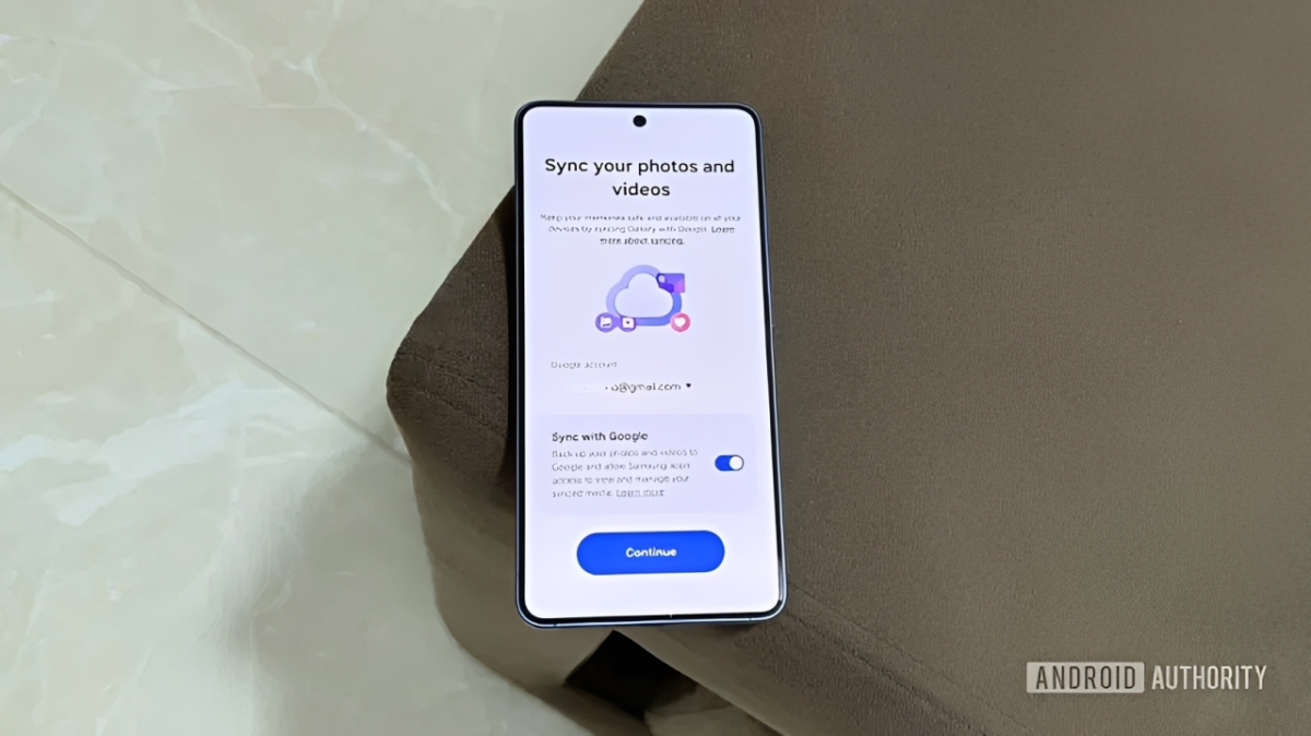  تنظیمات پشتیبان‌گیری عکس در Samsung Gallery