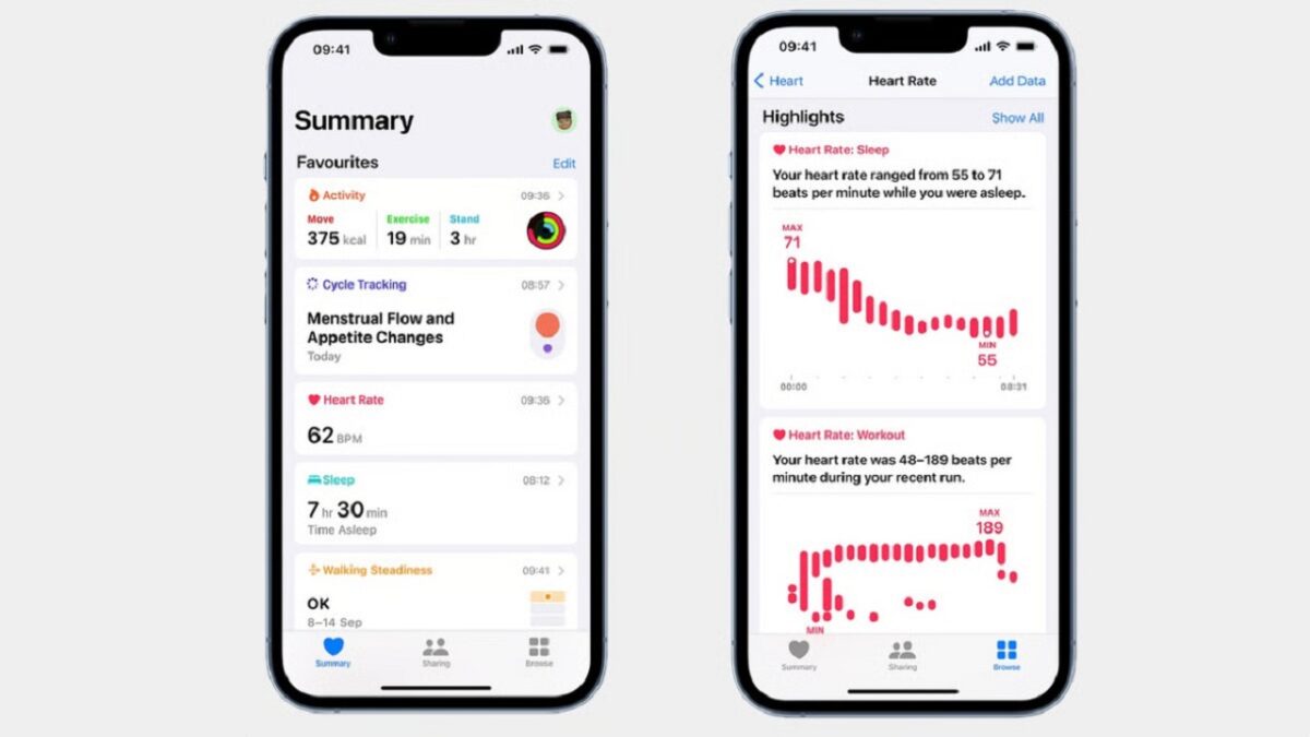 اپلیکیشن Health بازطراحی شد