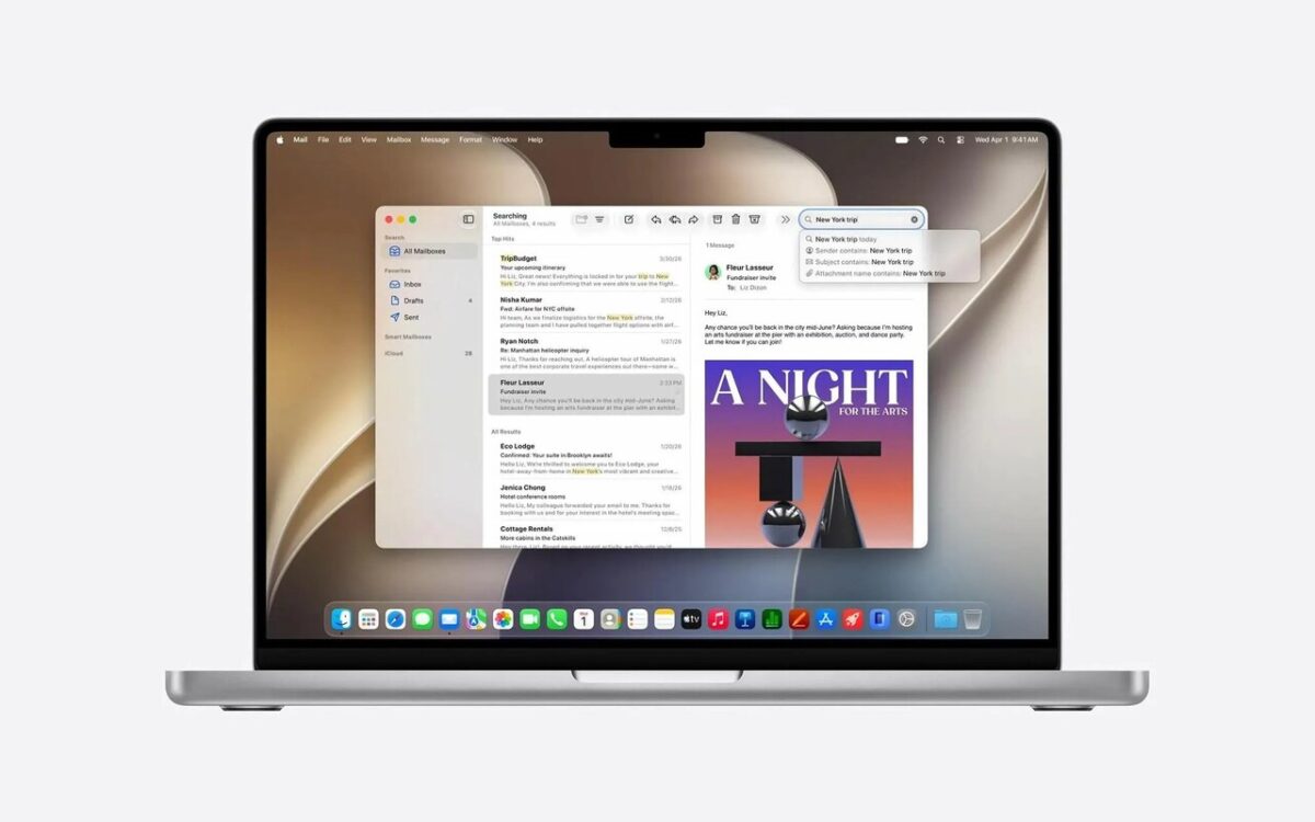 تصویری از macOS Golden Gate 27 روی مک