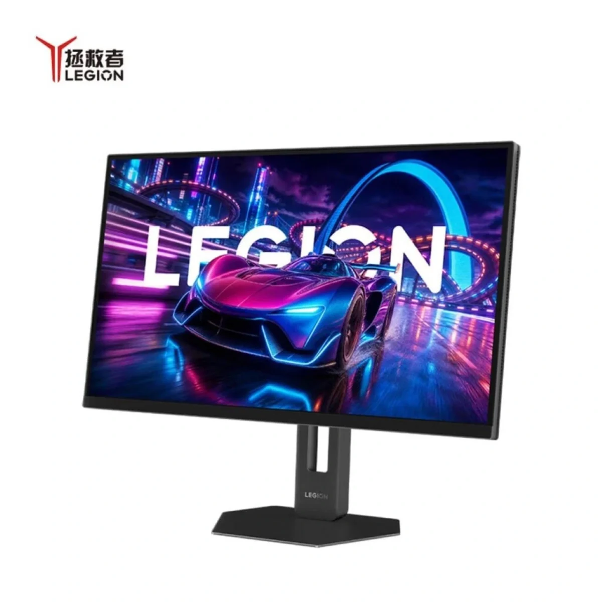 طراحی مانیتور گیمینگ Legion 27Q-20 لنوو با پایه شش‌ضلعی