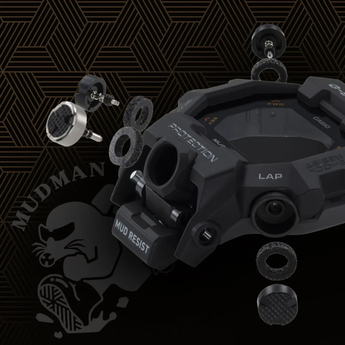ساختار و بدنه مقاوم ساعت جدید G-SHOCK MUDMAN GDG-B100 کاسیو