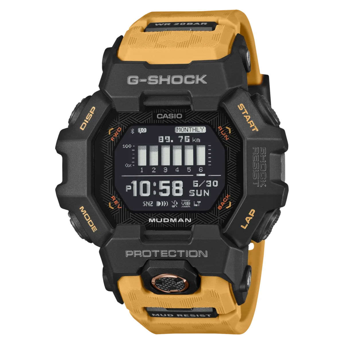 نمایی از ساعت جدید G-SHOCK MUDMAN GDG-B100کاسیو با نمایشگر MIP