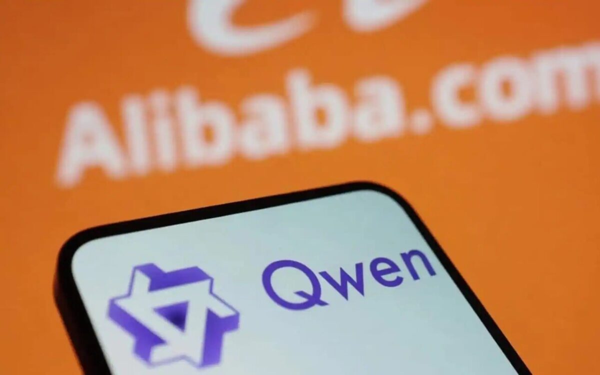 تصویری از لوگوی علی بابا و مدل هوش مصنوعی Qwen Image 2.1 در کنار هم