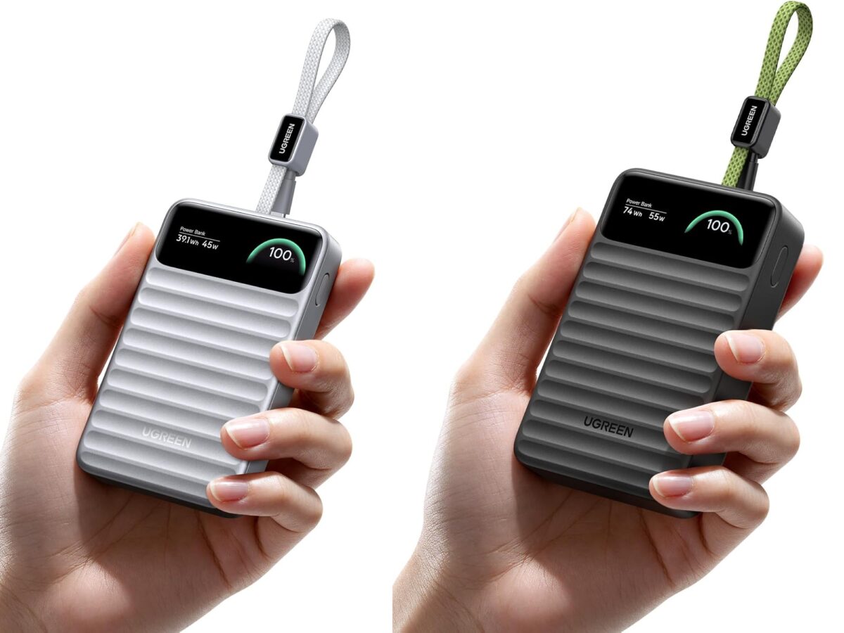 پاوربانک Ugreen Nexode 45W مدل ۱۰ هزار میلی‌آمپرساعت