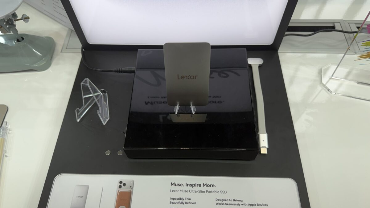 SSD قابل حمل فوق باریک Lexar Muse در نمایشگاه IFA 2026