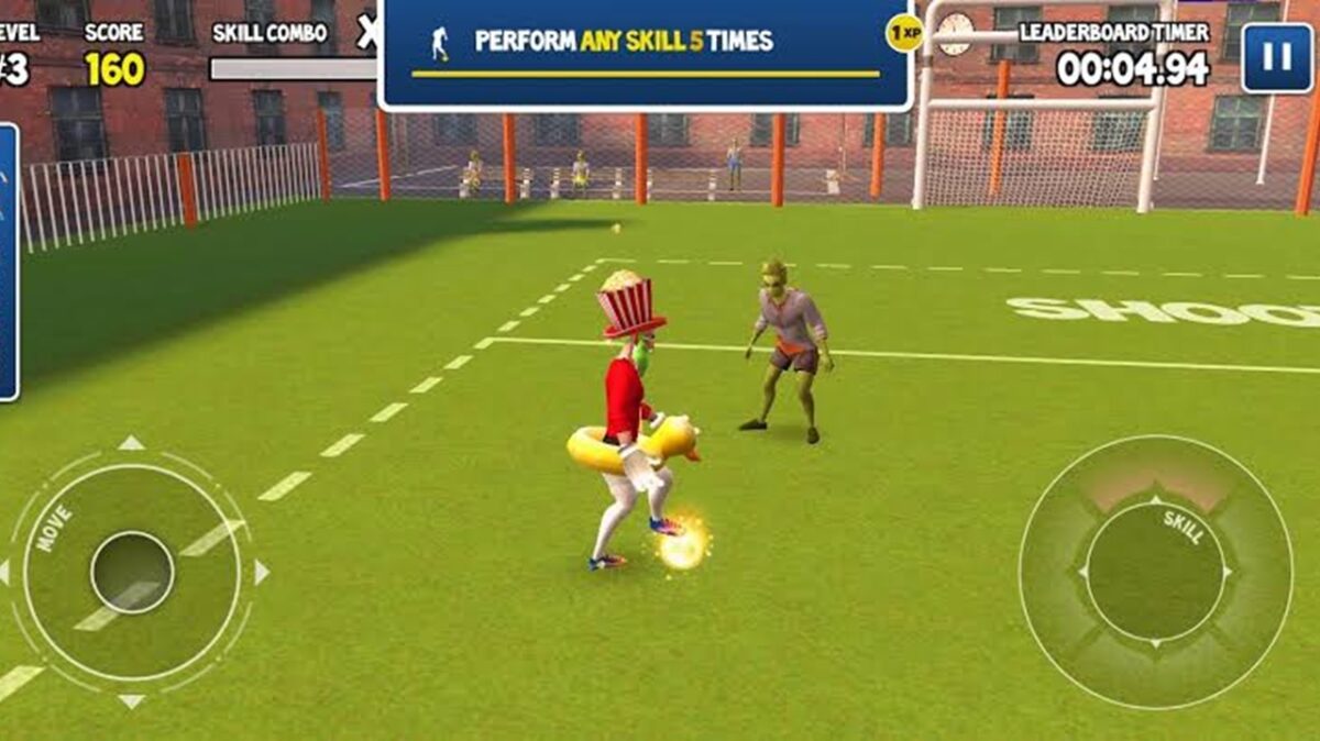 SkillTwins: Soccer Game بیشتر از اینکه یک شبیه‌ساز کامل فوتبال باشد، روی اجرای تکنیک، دریبل و حرکات مهارتی تمرکز می‌کند.