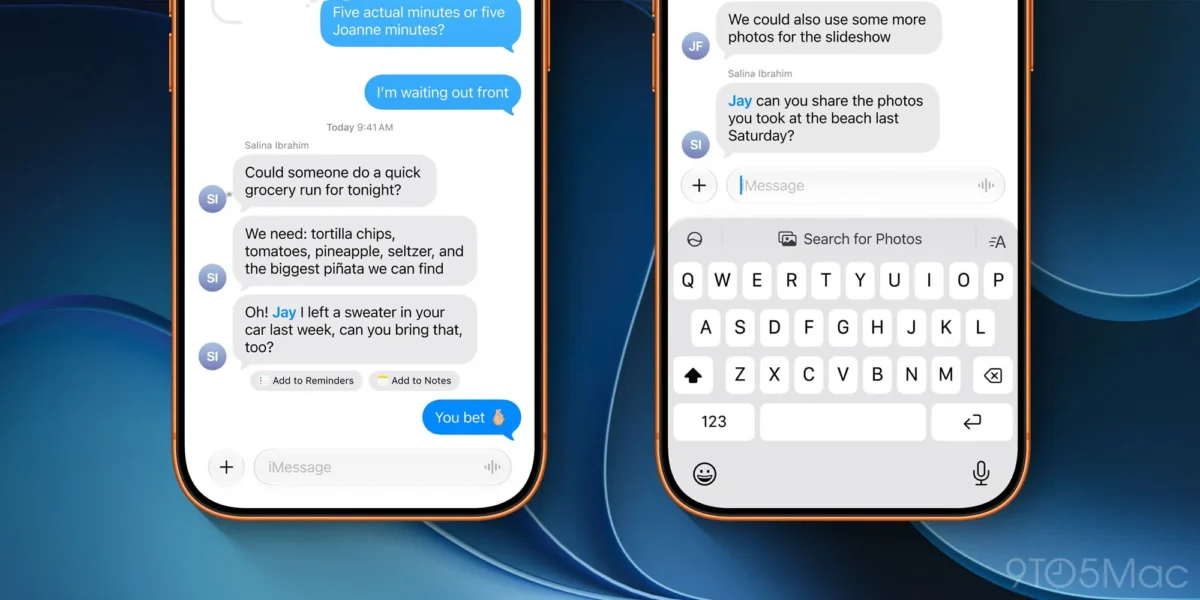 پیشنهادهای هوشمند Messages در سیستم‌عامل iOS 27.2
