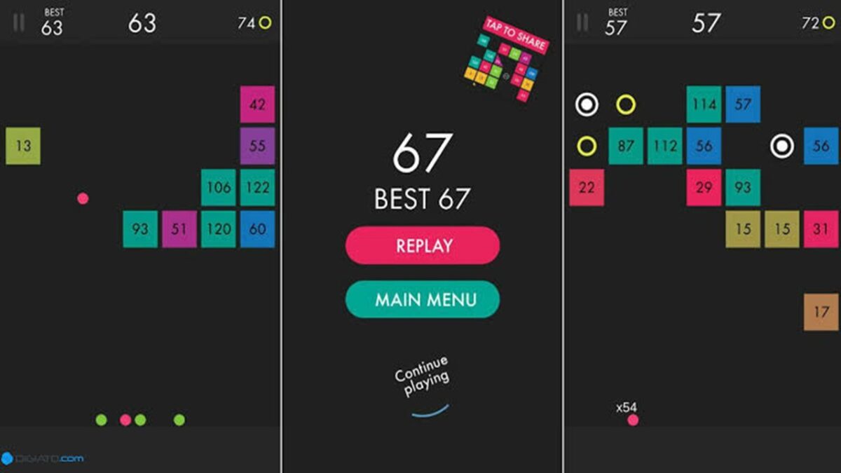 Ballz تجربه‌ای مینیمال‌تر در میان بازی‌های رکوردی موبایل است که هسته گیم‌پلی آن بر شلیک توپ‌ها به بلوک‌ها و مدیریت تعداد برخوردهای لازم برای حذف آن‌ها استوار است. 