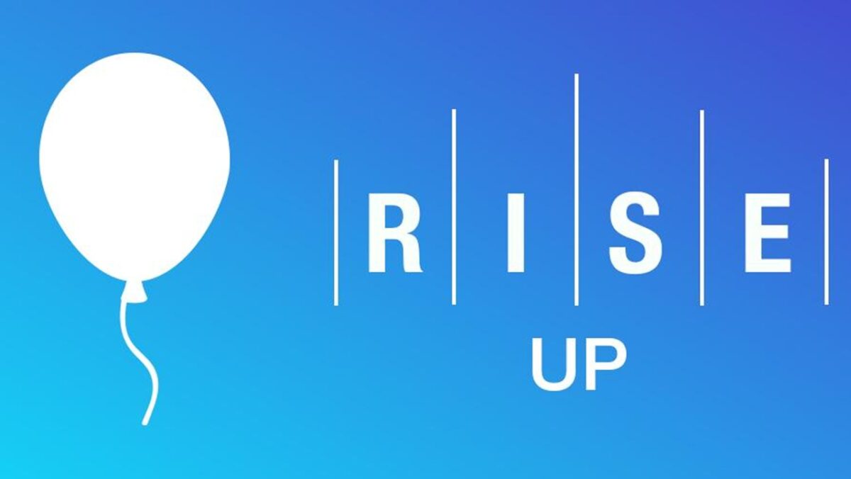 Rise Up ایده‌ای ساده اما مبتنی بر واکنش سریع دارد: بازیکن باید با حرکت دادن یک سپر، بادکنک را در مسیر صعود از برخورد با موانع محافظت کند.