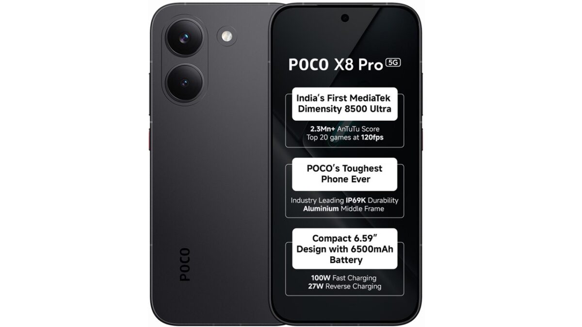 POCO X8 Pro در این فهرست بیش از هر چیز برای کاربری که به عملکرد پردازشی و بازی اهمیت می‌دهد جذاب است؛