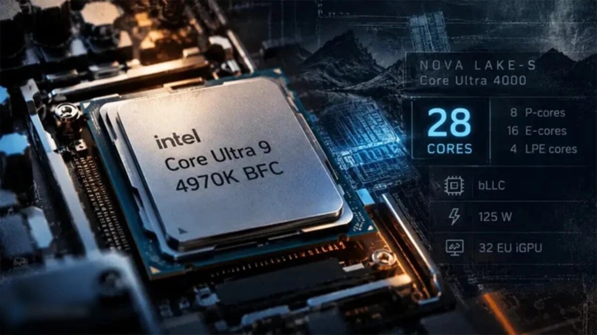 پردازنده‌های Nova Lake-S اینتل با مدل ۲۸ هسته‌ای Core Ultra 9 در راه هستند 