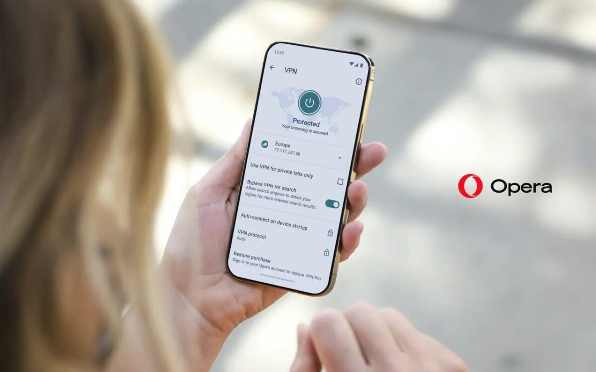تصویری از قابلیت جدید مرورگر اپرا