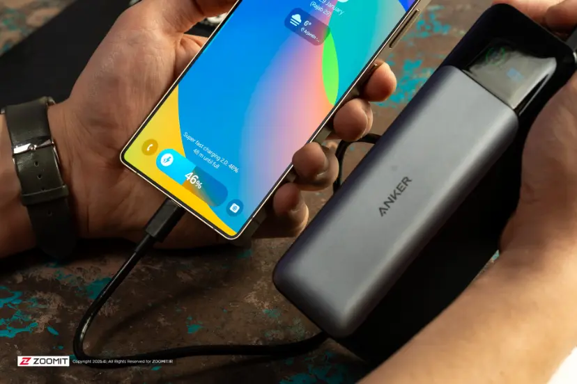 گلکسی S25 اولترا / Galaxy S25 Ultra حین شارژ شدن