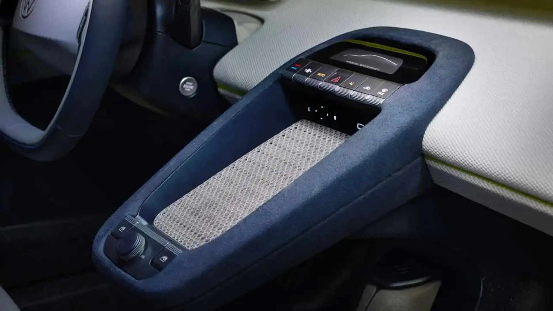 کنسول مرکزی و داشبورد خودروی مفهومی فولکس‌واگن (Volkswagen) Mission Efficiency