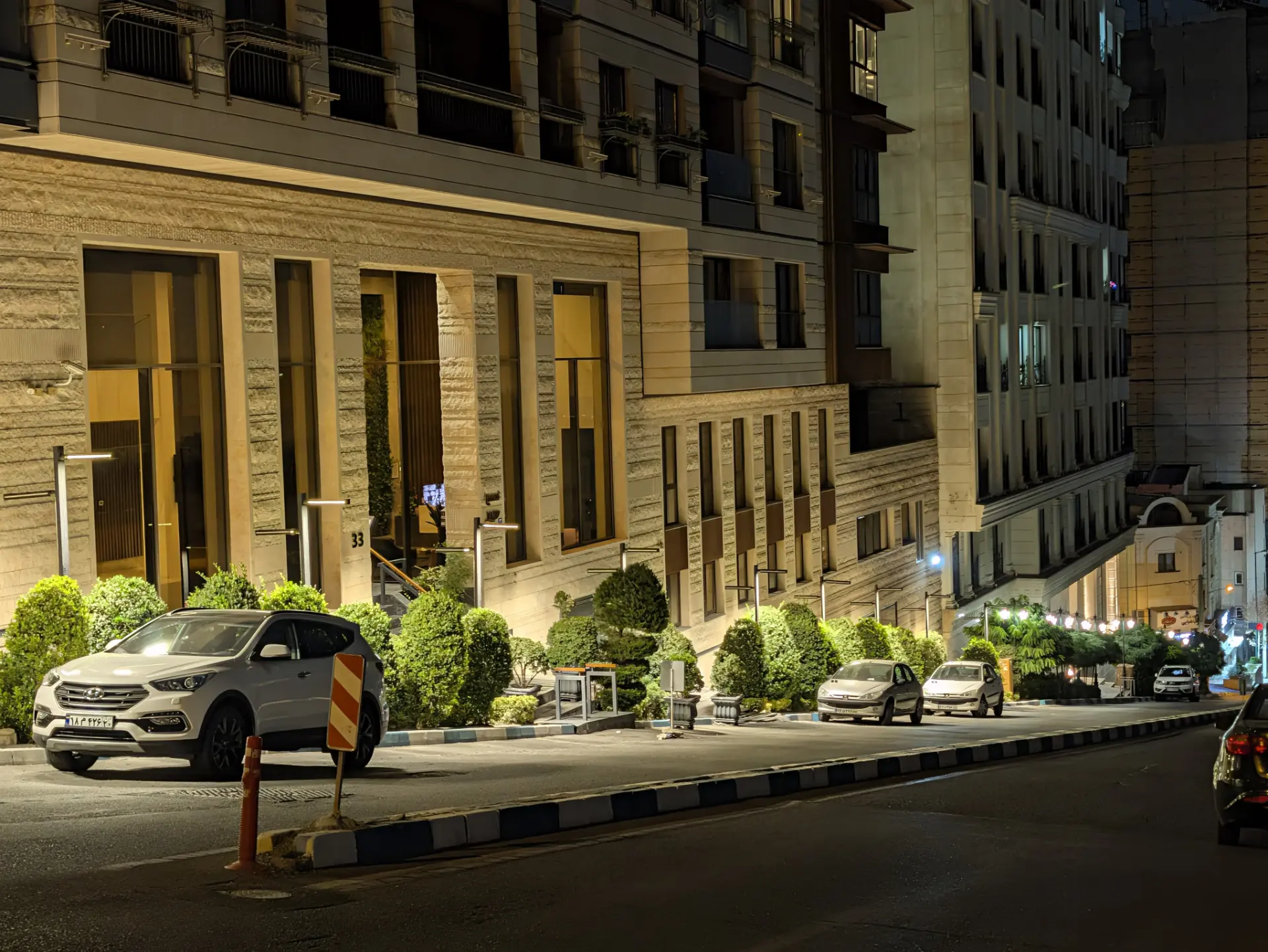 دوربین اصلی پیکسل ۱۱ پرو در شب ۱