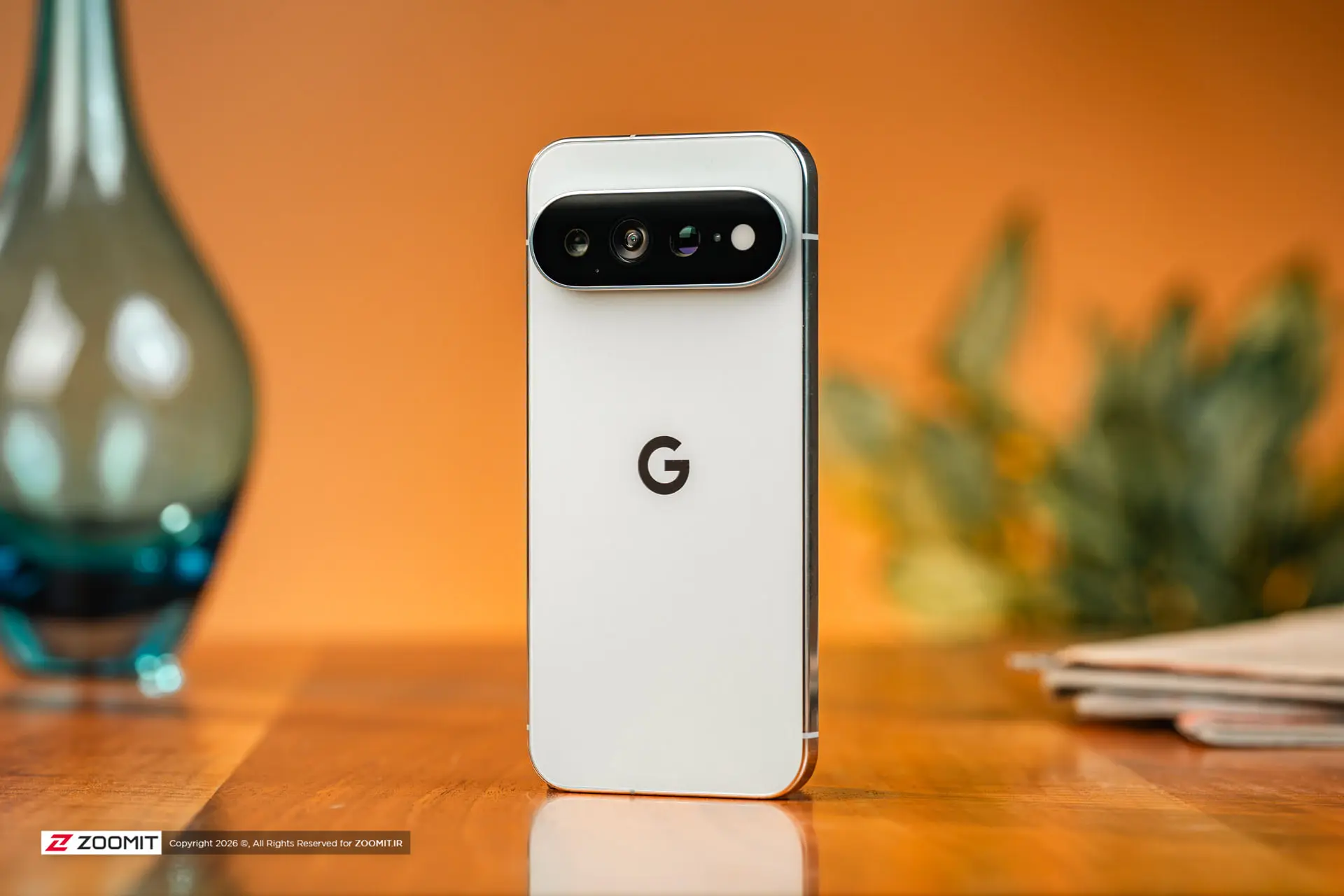 گوشی هوشمند گوگل پیکسل 11 پرو XL (Google Pixel 11 Pro XL) با بدنه سفید