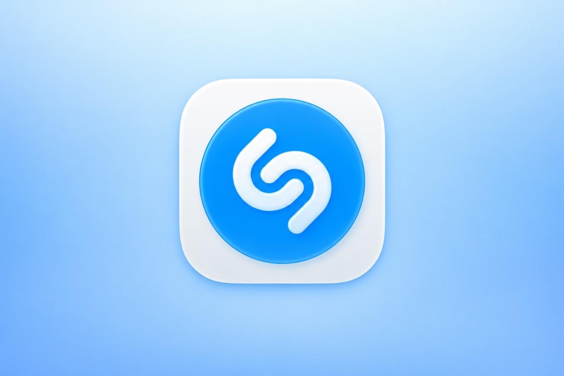 آیکون اپلیکیشن شازم (Shazam) با طراحی جدید و رنگ آبی