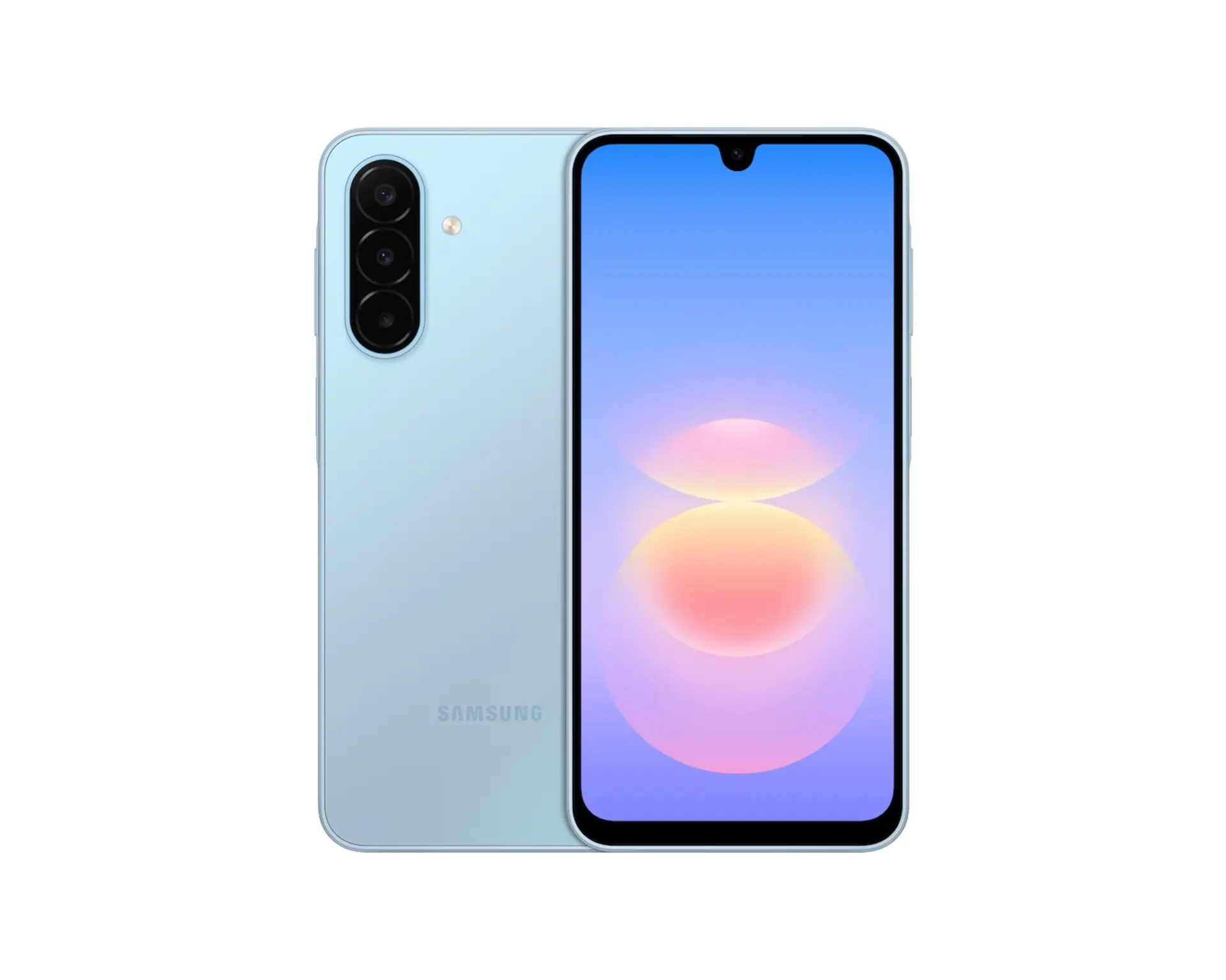 گوشی هوشمند گلکسی A18 (Galaxy A18) سامسونگ با نمایشگر و پنل دوربین سهگانه