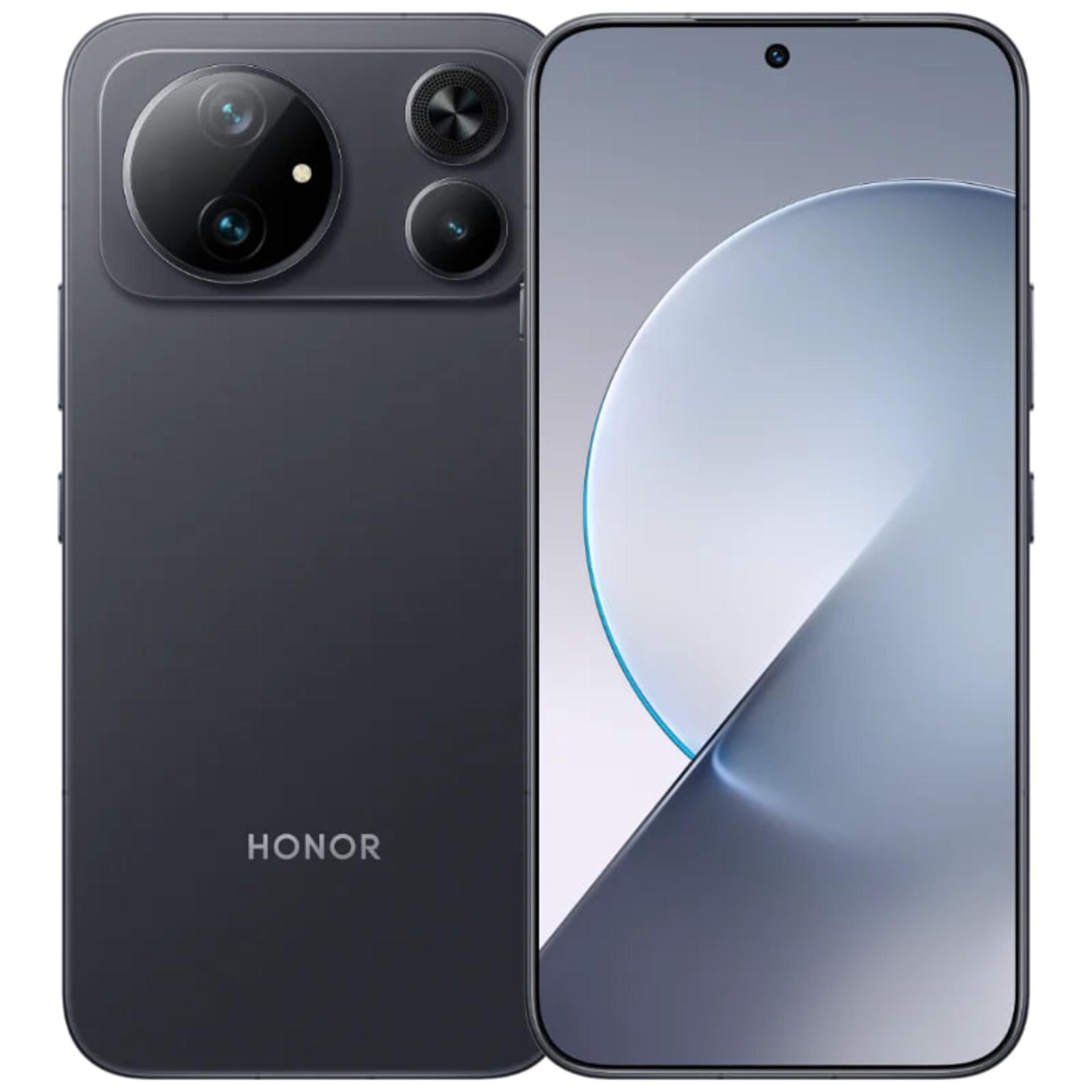 گوشی هوشمند آنر مجیک ۹ سوپر (Honor Magic 9 Super Edition) با رنگ مشکی پرده‌ای