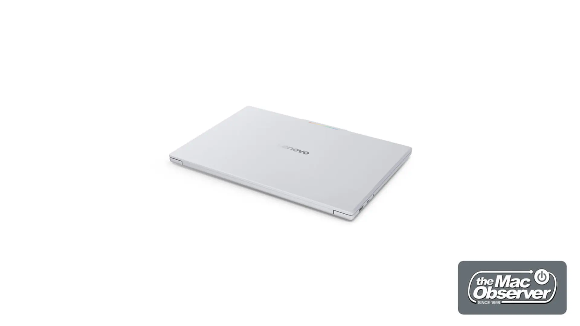 لپ‌تاپ لنوو گوگل‌بوک ۱۵ (Lenovo Google Book 15) با بدنه نقره‌ای