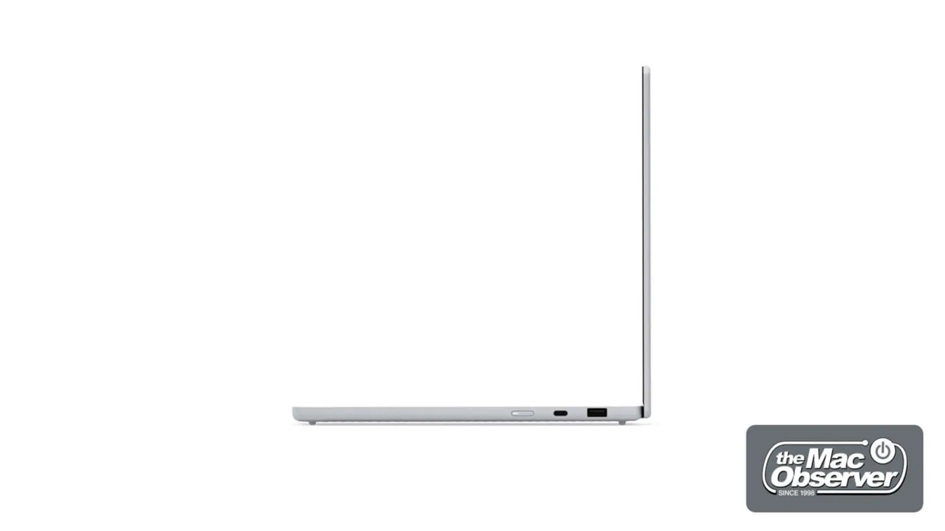 لنوو گوگل‌بوک ۱۵ (Lenovo Google Book 15) با نمای جانبی و درگاه‌های ورودی