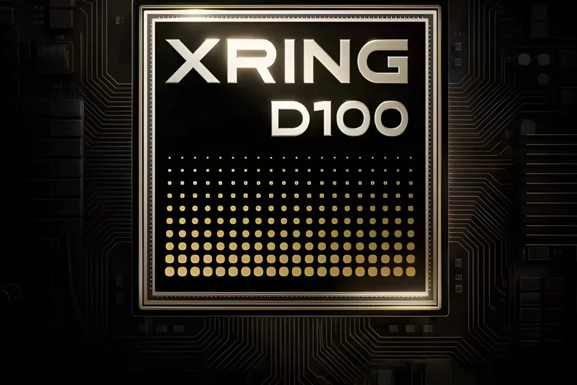 تراشه اختصاصی XRING D100 شیائومی روی برد الکترونیکی