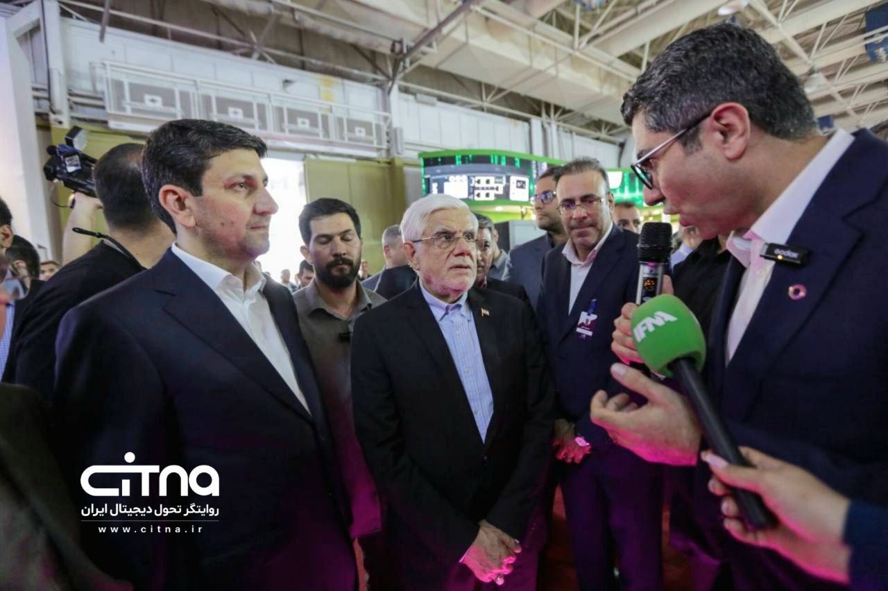 بازدید معاون اول رئیس جمهور از نمایشگاه الکامپ ۲۹ با همراهی وزیر ارتباطات
