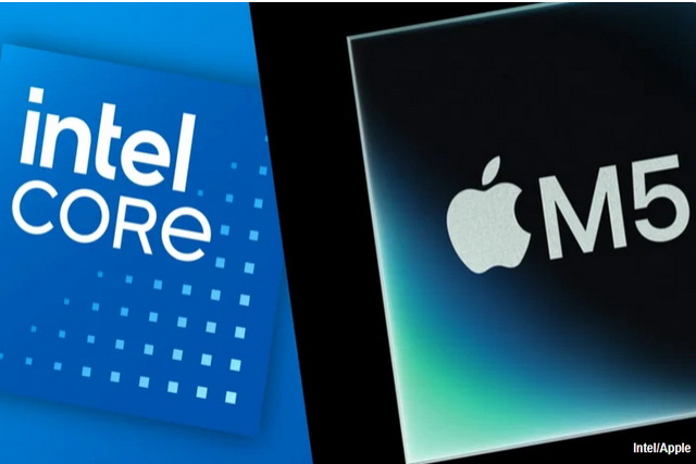کدام CPU اینتل معادل Apple M5 است؟