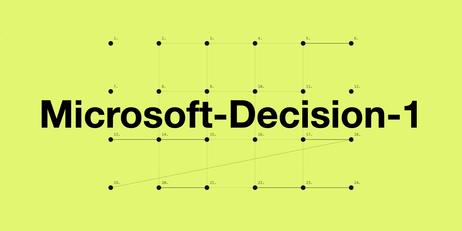 مایکروسافت از مدل تصمیم‌گیری Decision-1 برپایه هوش مصنوعی علی‌بابا رونمایی کرد