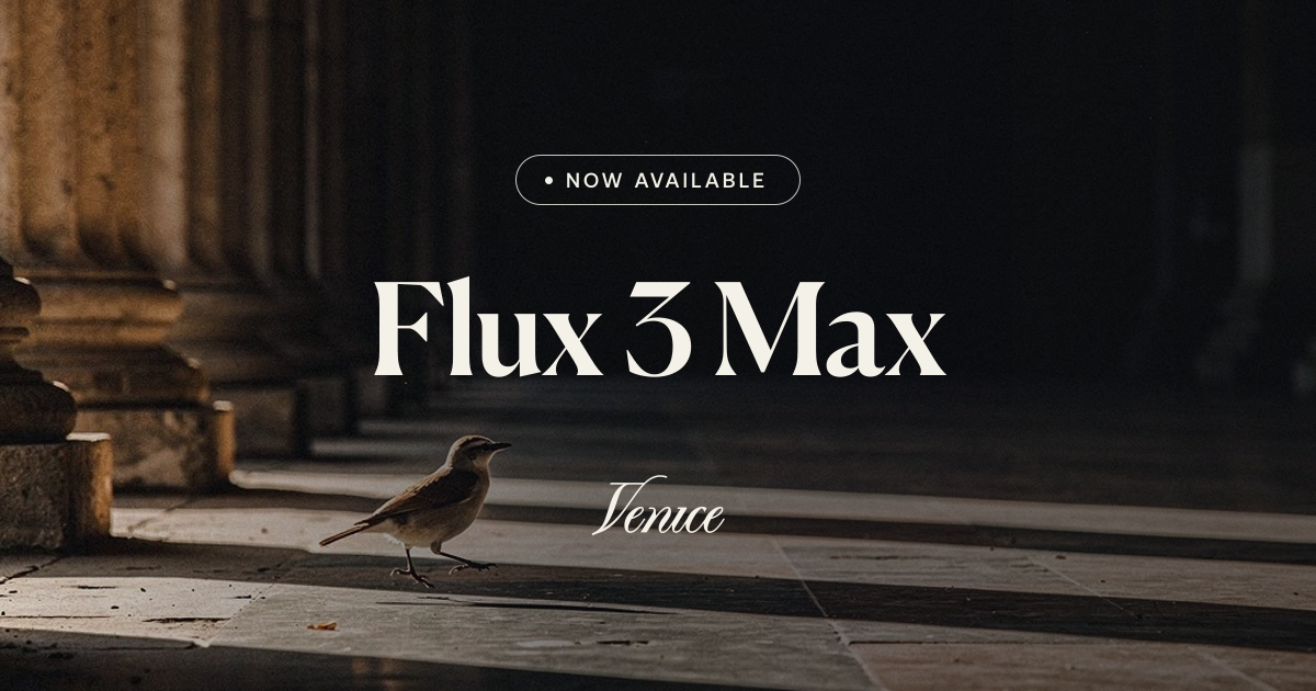 سریع‌ترین هوش مصنوعی ویدیوساز جهان؛ مدل FLUX 3 Max معرفی شد [تماشا کنید]