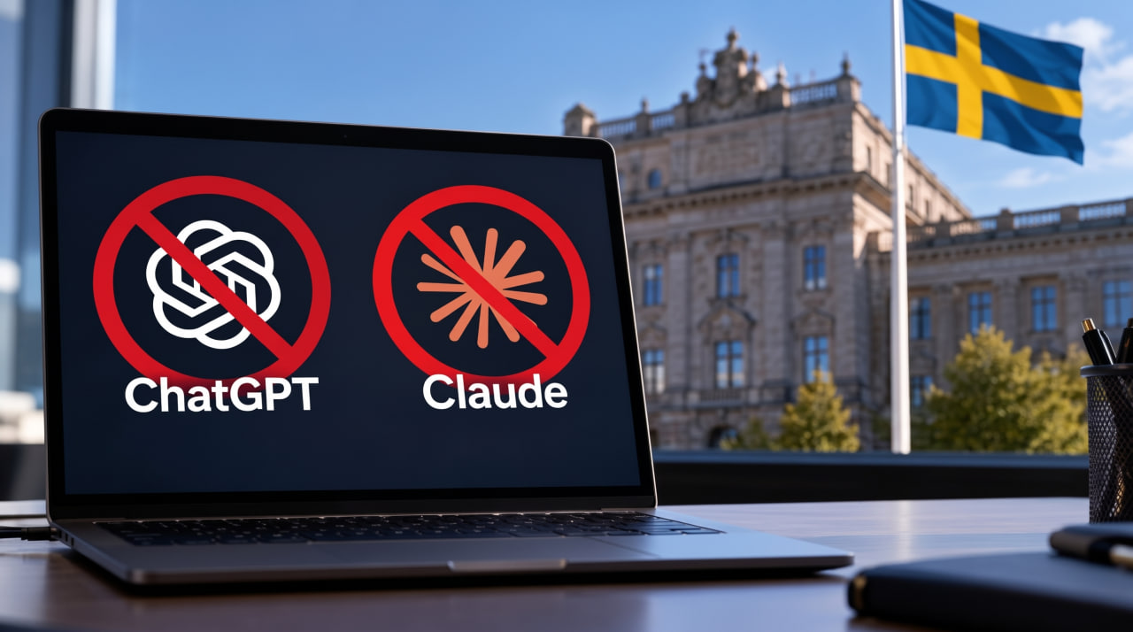 سوئد استفاده کارمندان دولت از ChatGPT و Claude را ممنوع کرد