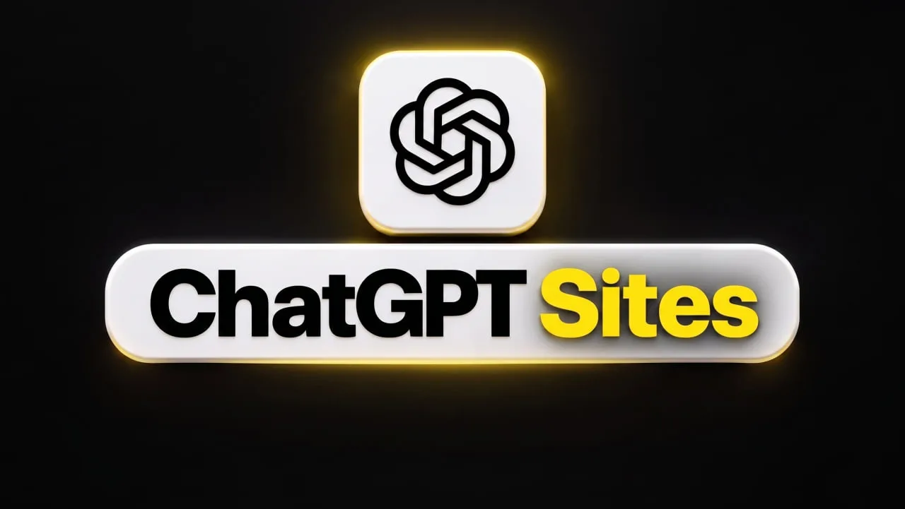 ابزار هوش مصنوعی ChatGPT Sites برای ساخت آسان وب‌سایت در دسترس قرار گرفت