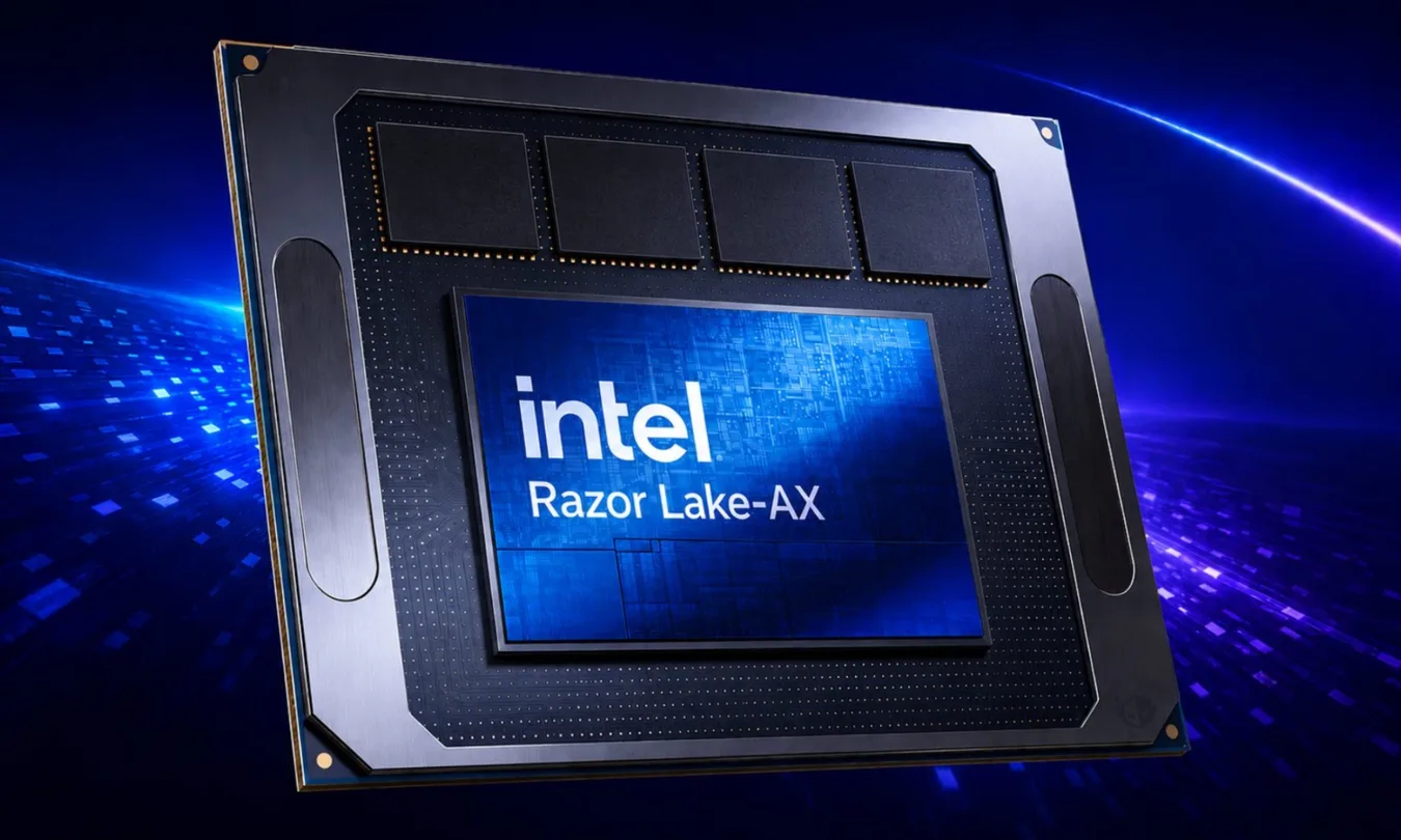 تراشه‌های Razor Lake-AX اینتل با ۴ برابر توان پنتر لیک در سال ۲۰۲۸ از راه می‌رسند