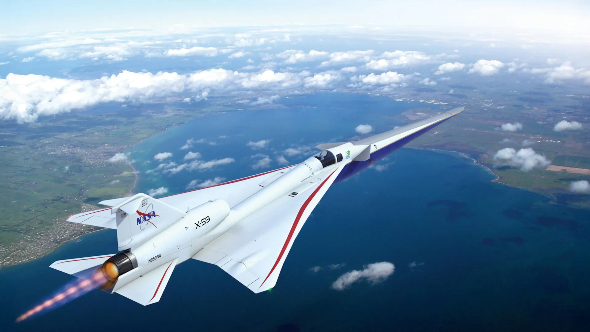 هواپیمای مافوق صوت X-59 ناسا در آزمایشی مهم به سرعت ۱.۴ ماخ رسید