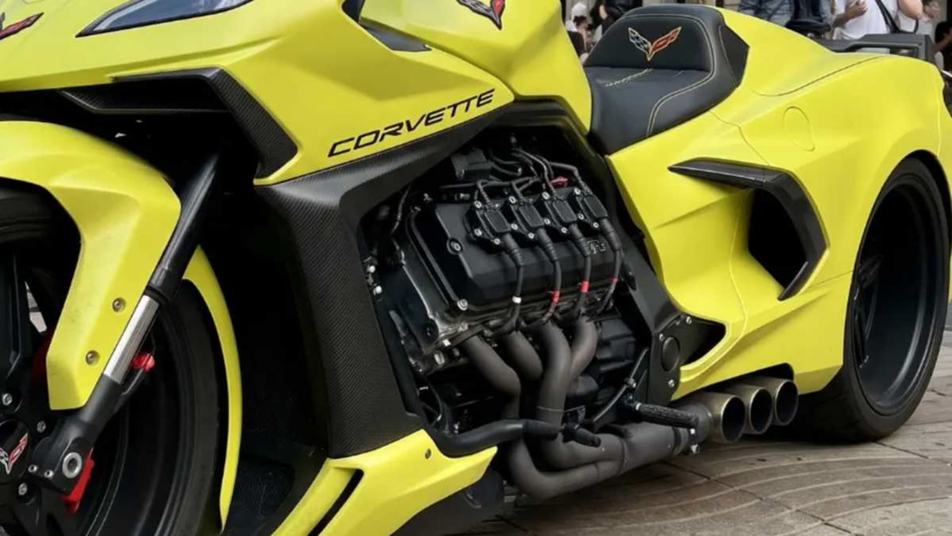 موتورسیکلت شورولت Corvette رسماً زشت‌ترین طراحی‌ای است که تاکنون دیده‌ایم