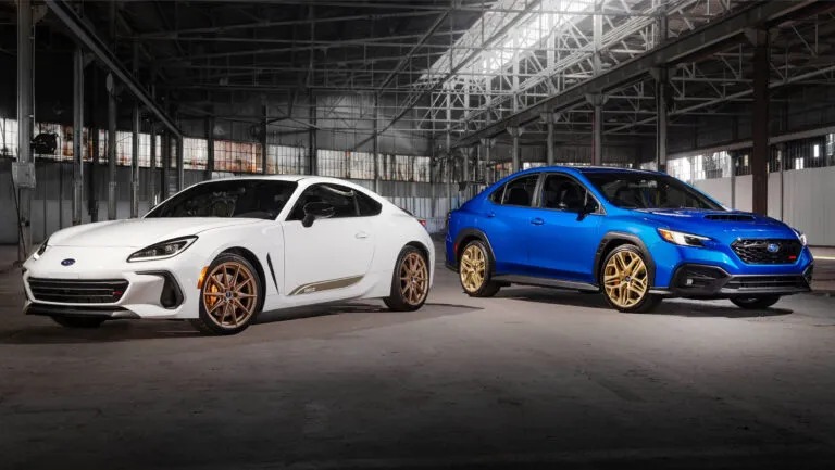 سوبارو نسخه‌های ویژه BRZ و WRX را با الهام از میراث اسپرت خود معرفی کرد