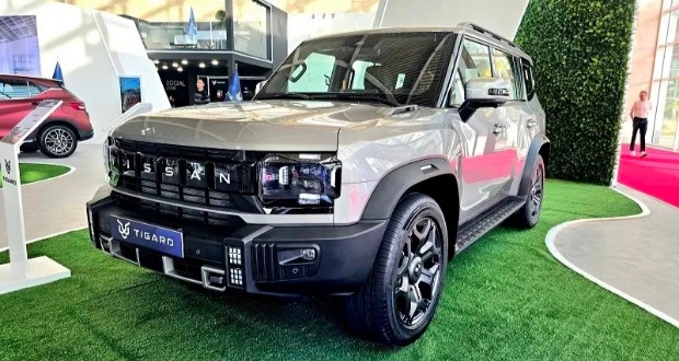شاسی بلند آفرودی تیسان T02 تیگارد موتور در نمایشگاه خودرو تهران رونمایی شد