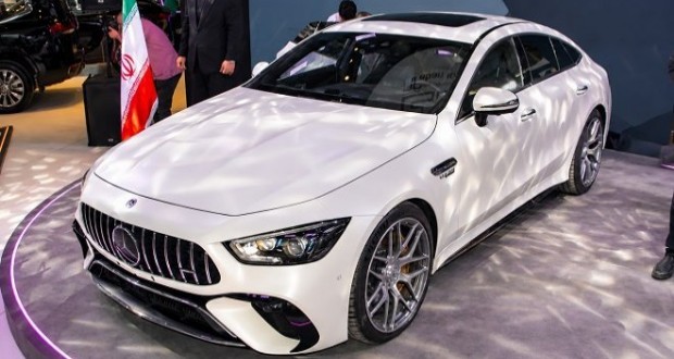 مرسدس AMG GT 63 S به ایران رسید؛ رونمایی سریع‌ترین سدان اسپرت آلمانی در نمایشگاه خودرو تهران