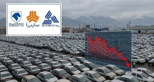 کاهش 29 درصدی فروش خودروسازان داخلی در نیمه اول 1405