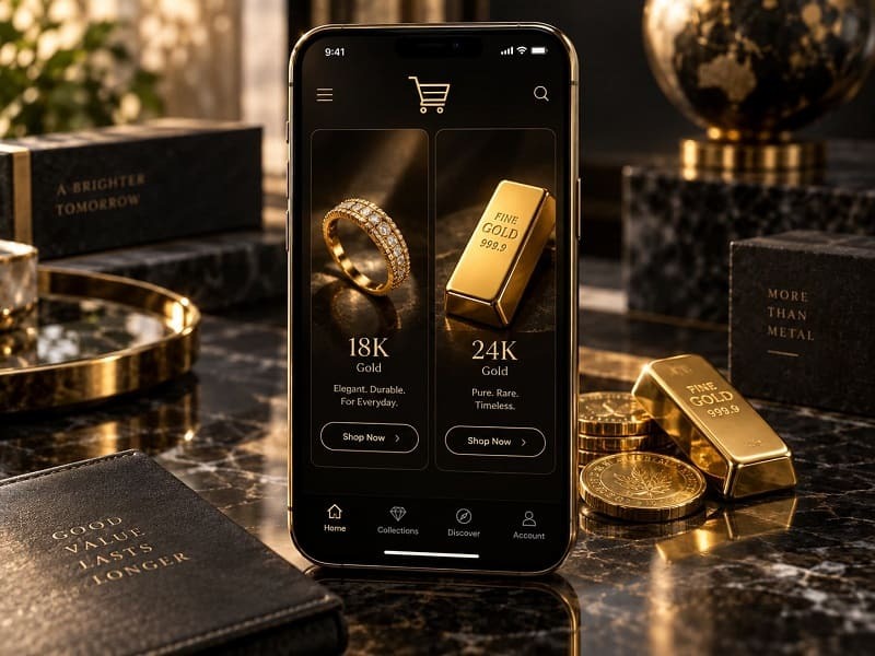 طلای ۱۸ عیار و ۲۴ عیار چه تفاوتی با هم دارند؟