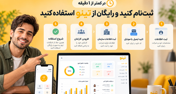 قبل از خرید نرم افزار حضور و غیاب و منابع انسانی، این 7 قابلیت تینو را رایگان امتحان کنید