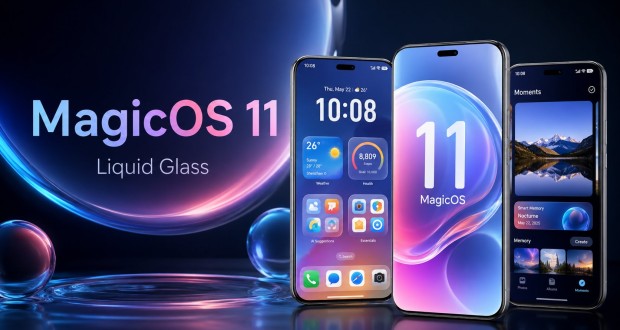 رابط کاربری MagicOS 11 با ظاهر شیشه‌ای مشابه آیفون‌ها به گوشی‌های آنر می‌آید