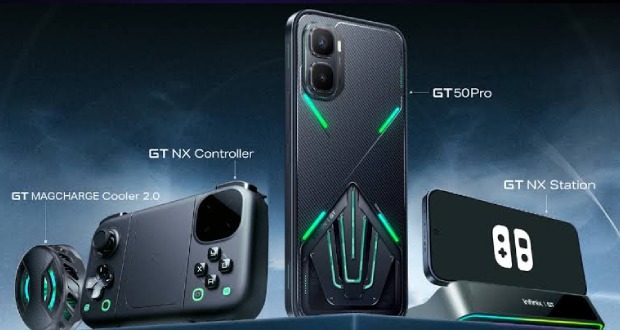 گوشی گیمینگ Infinix GT 50 Pro با نمایشگر ۱۴۴ هرتزی و خنک‌کننده مایع معرفی شد